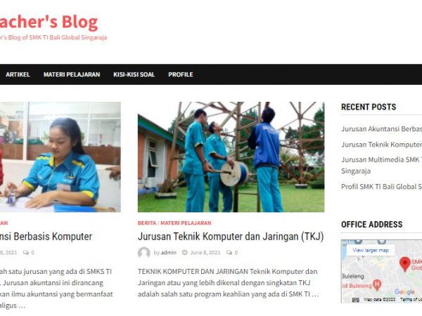 SMK TI Luncurkan Blog Site untuk Guru